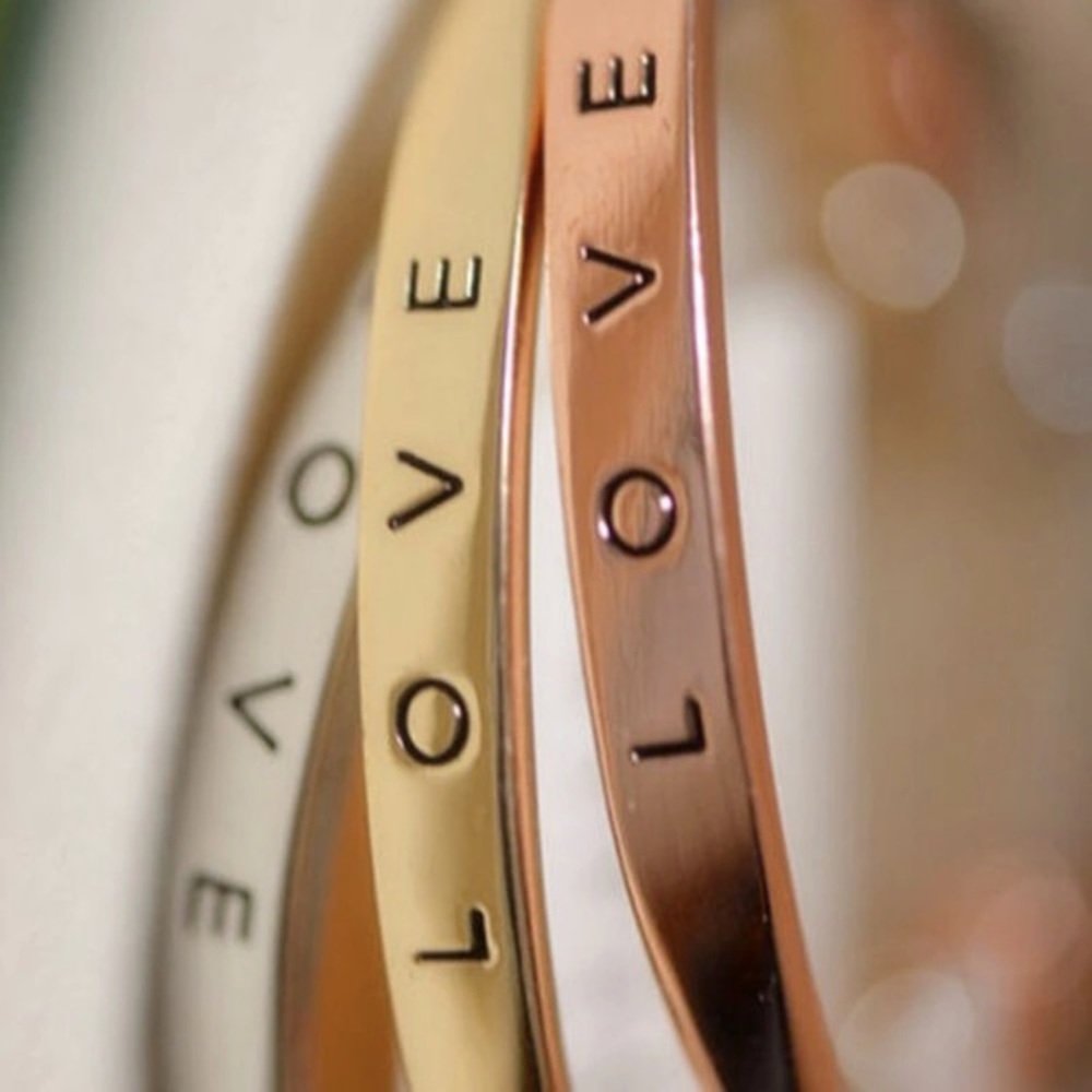 Coper Love Bracelet Bangle